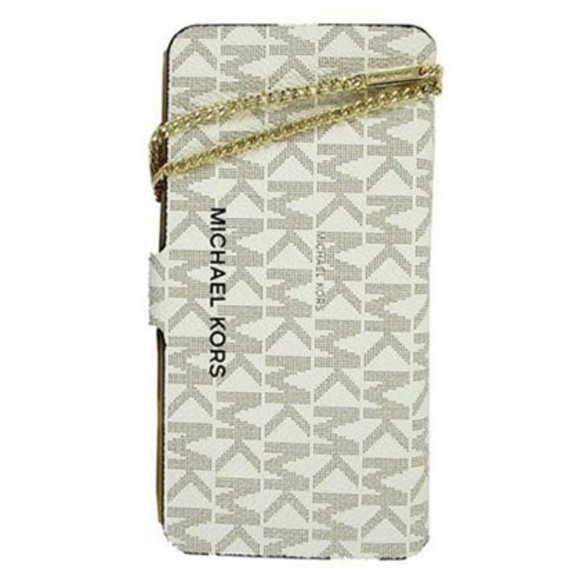 Michael Kors MK Signature Vanilla PVC Leather - Picture 1 of 3